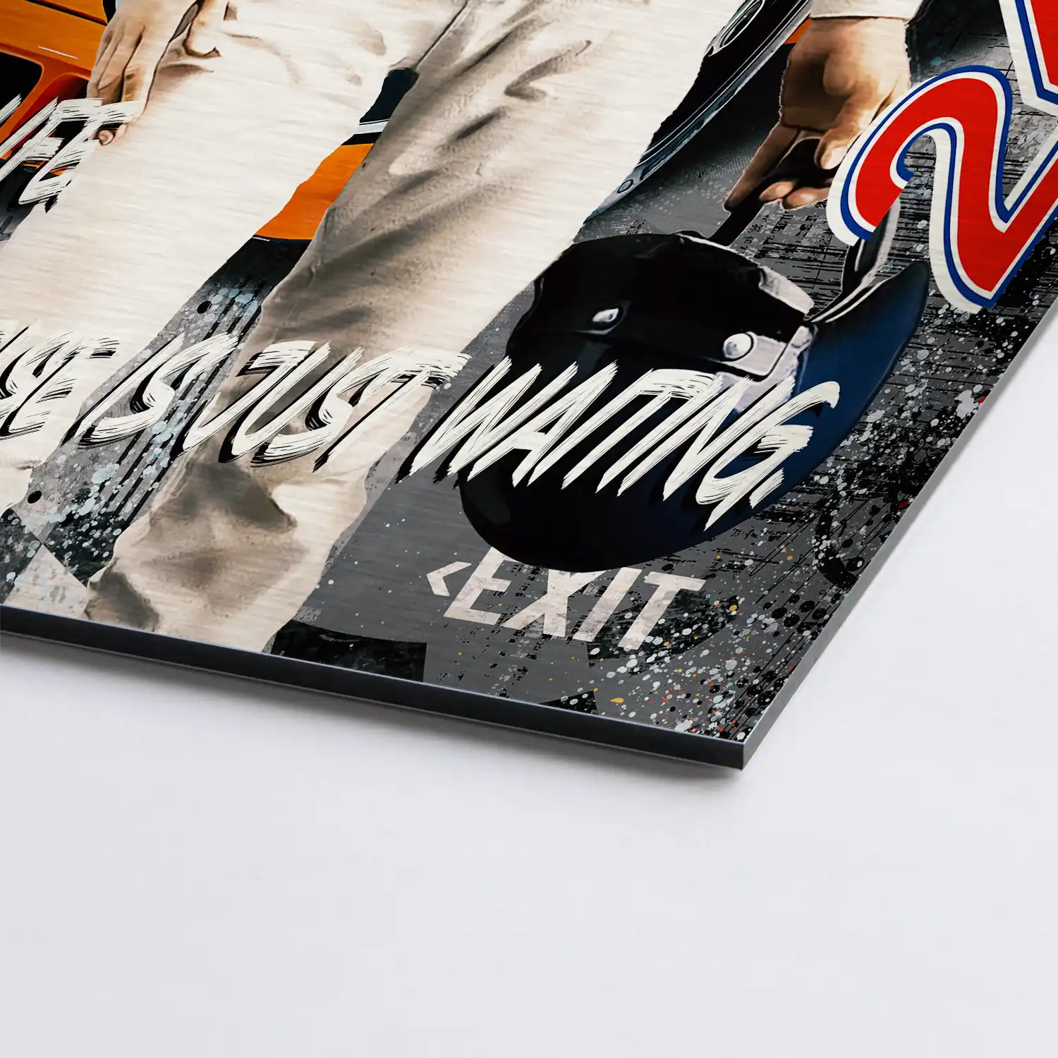 Steve 24 Stunden Aludibond Gebürstet - Alu Dibond Bild Gebürstet