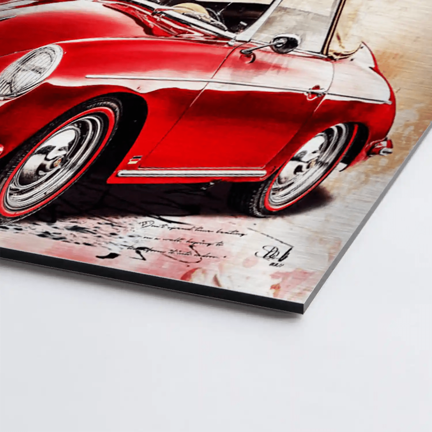 Audrey Paris Pop Art Alu Dibond Gebürstet Bild INGALERIE