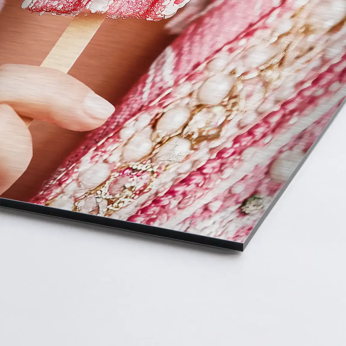 Pink Pearl Ice Couture Chanel Alu Gebürstet Bild