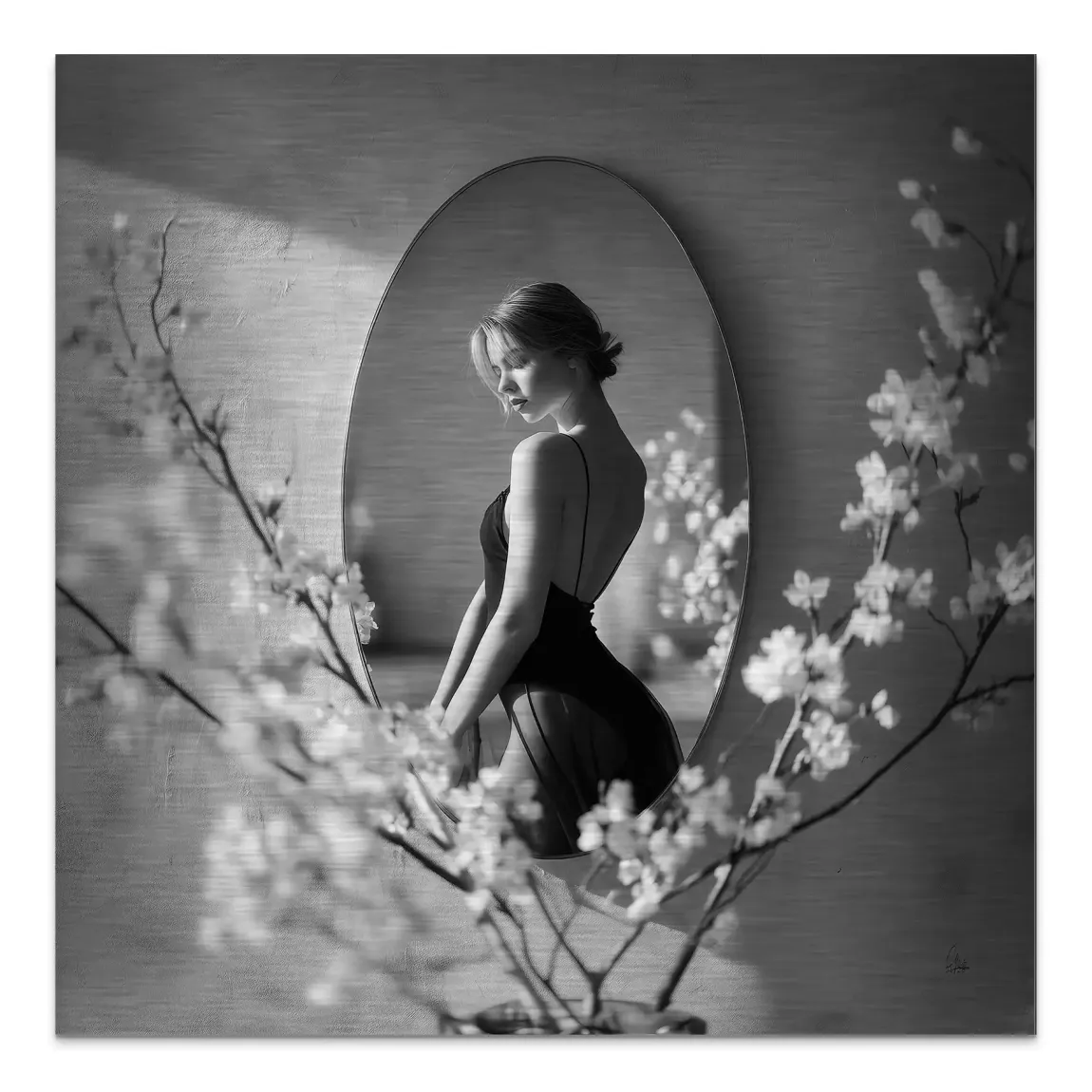 Velvet Muse Alu Gebürstet Bild