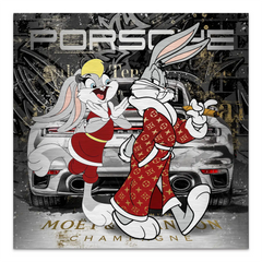 Mr. Bunny Porsche Alu Gebürstet Bild