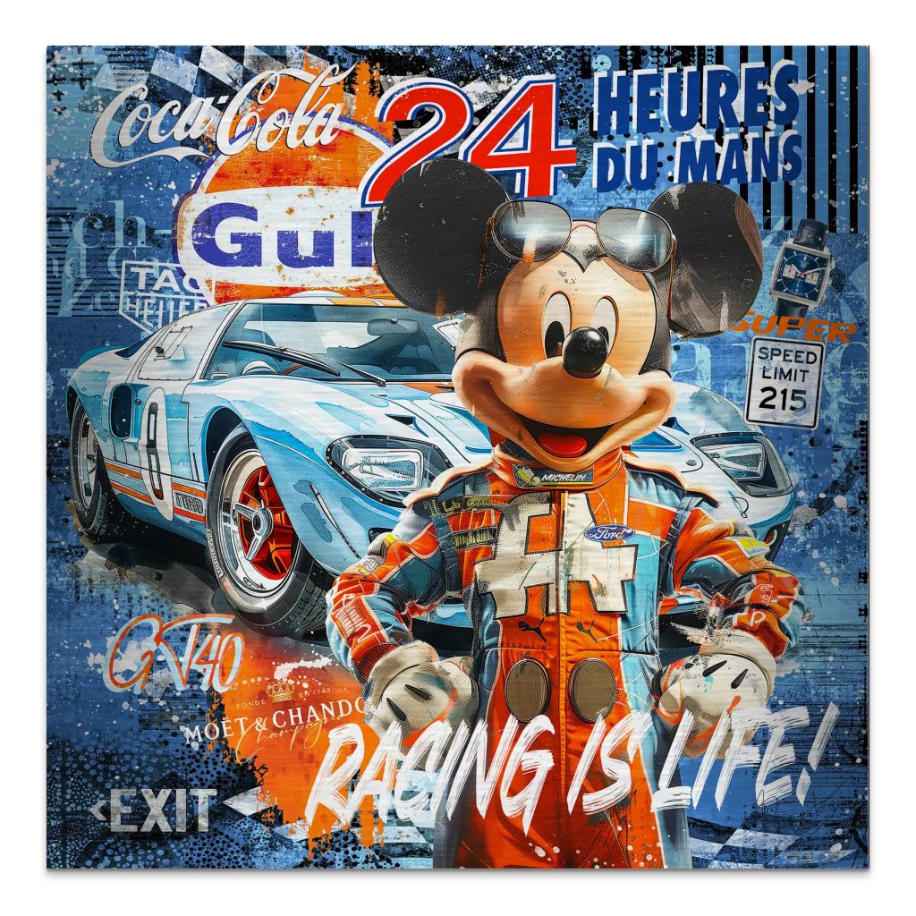Micky GT40 Alu Gebürstet INGALERIE
