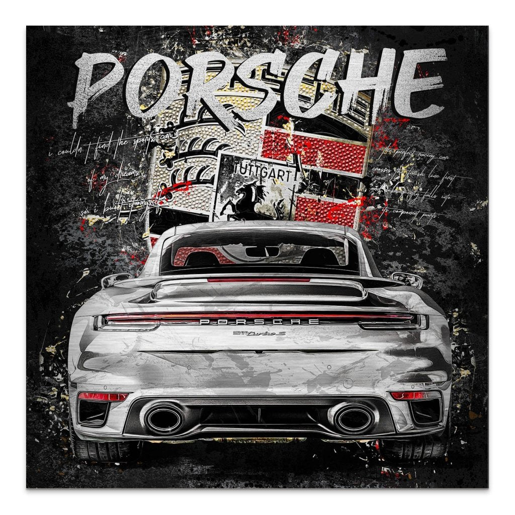 Shadowline Porsche Turbo Alu gebürstet Bild INGALERIE