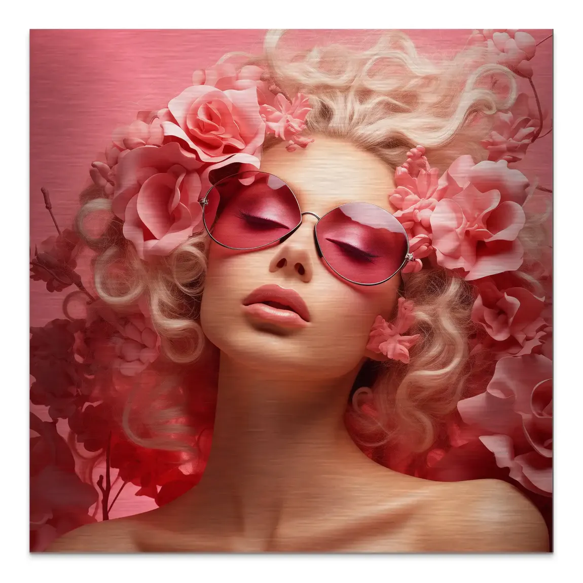 Pink Mirage Alu Gebürstet Bild