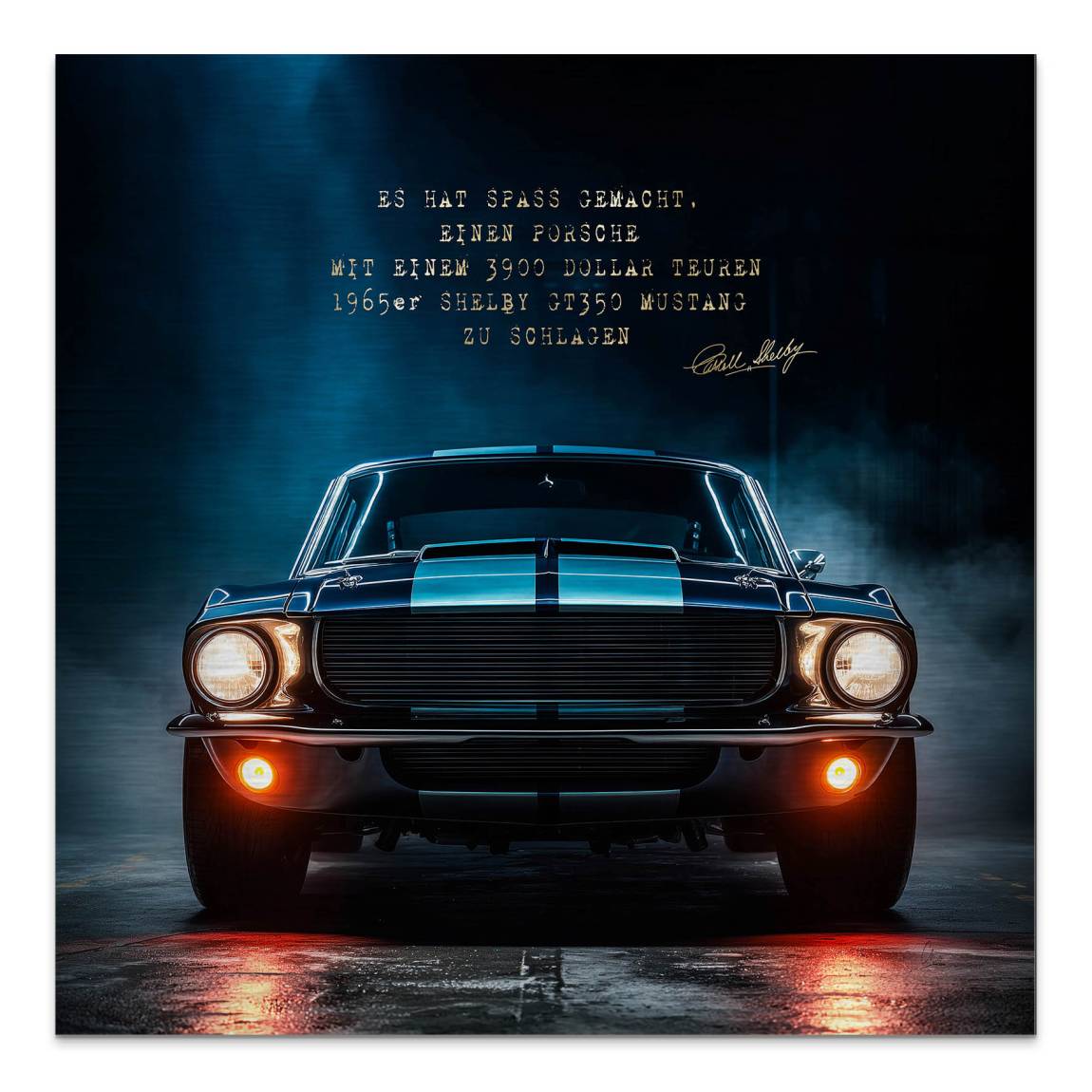 Ford Mustang Shelby Alu Gebürstet Bild