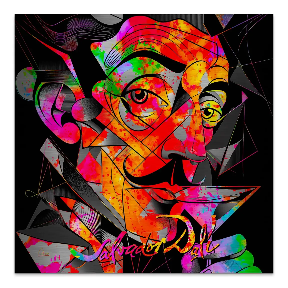 Infinite Mind Salvador Dalí Alu Gebürstet Bild - INGALERIE | Dein Onlineshop für moderne Wandbilder