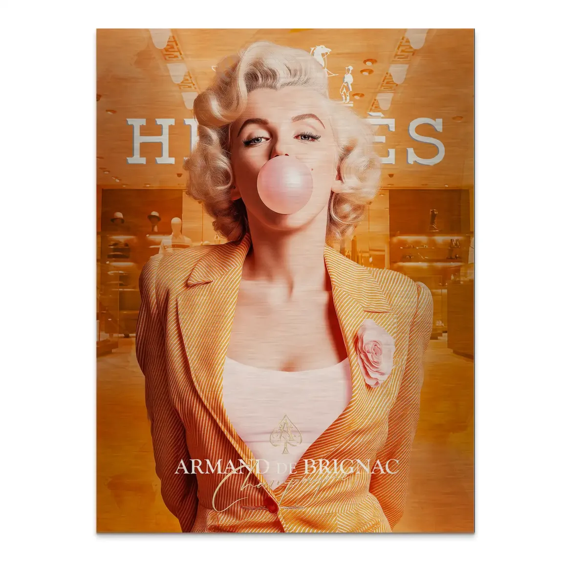 Monroe Bubble Glamour Aludibond Gebürstet INGALERIE