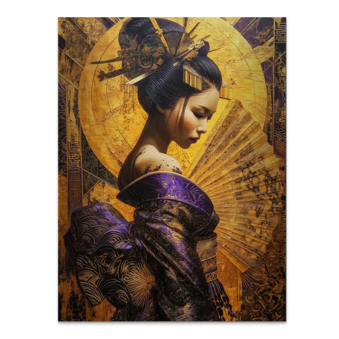 Silk Dynasty Beauty Aludibond Gebürstet INGALERIE