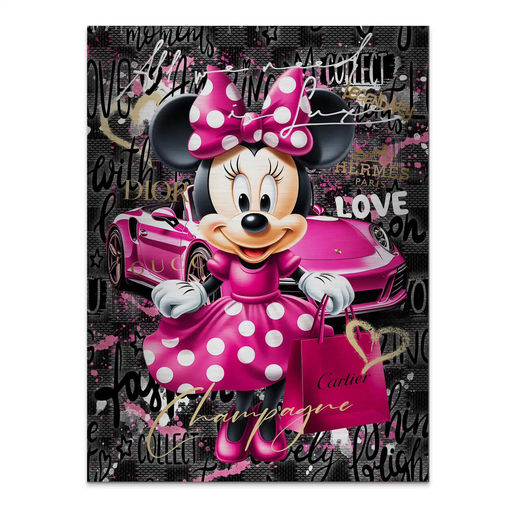 Minnie Need Luxe Aludibond Gebürstet INGALERIE
