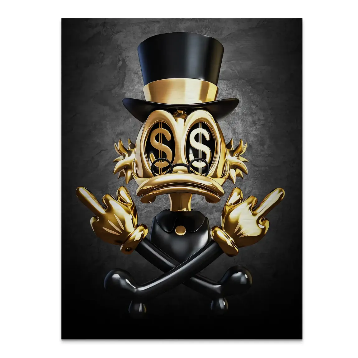 Dollar Vision Duck Alu Gebürstet Bild