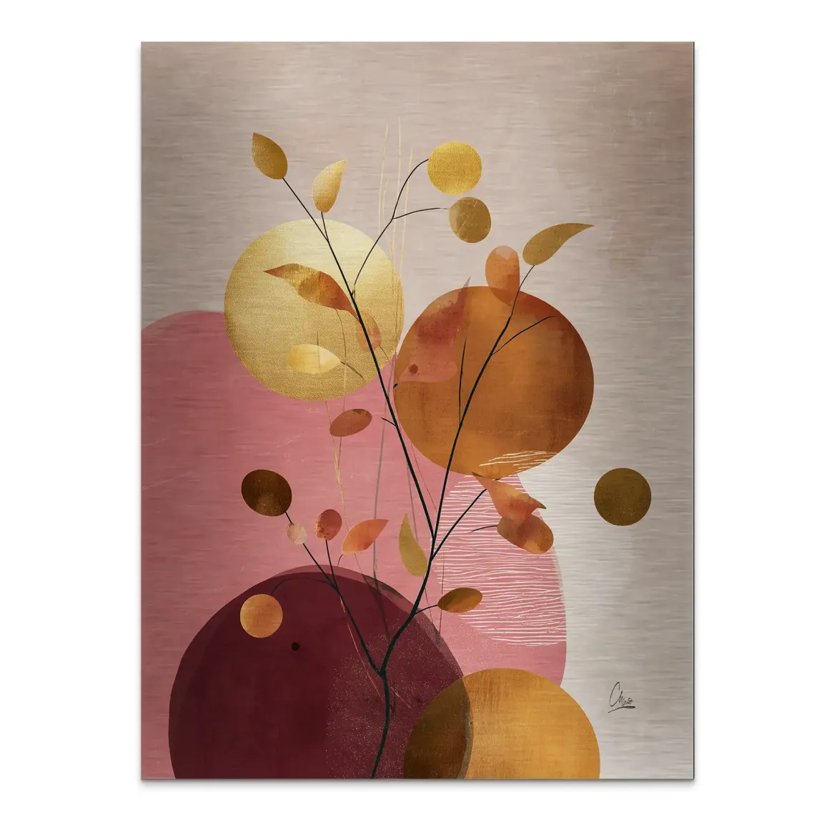 Golden Terra Harmony Alu Gebürstet Bild