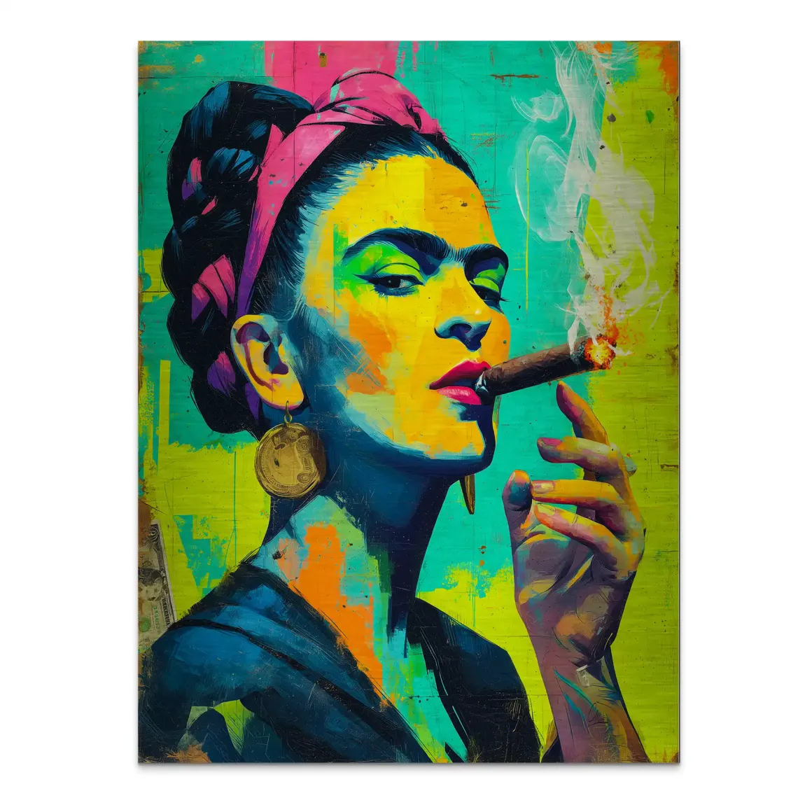 Frida Smoke Queen Alu Gebürstet Bild