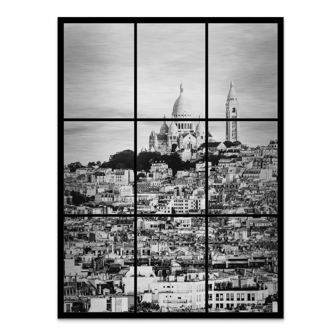 Montmartre Paris Alu Gebürstet Bild