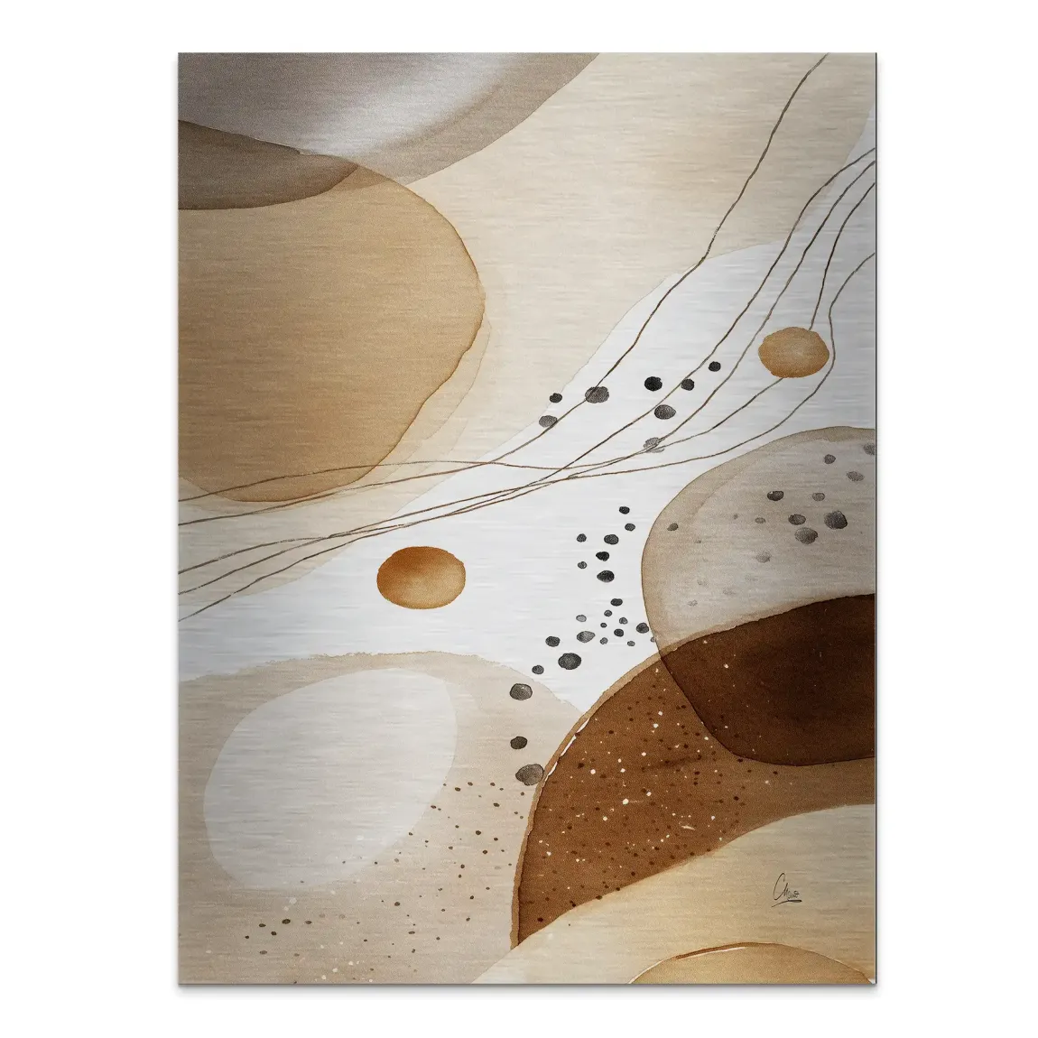 Desert Mirage Alu Gebürstet Bild