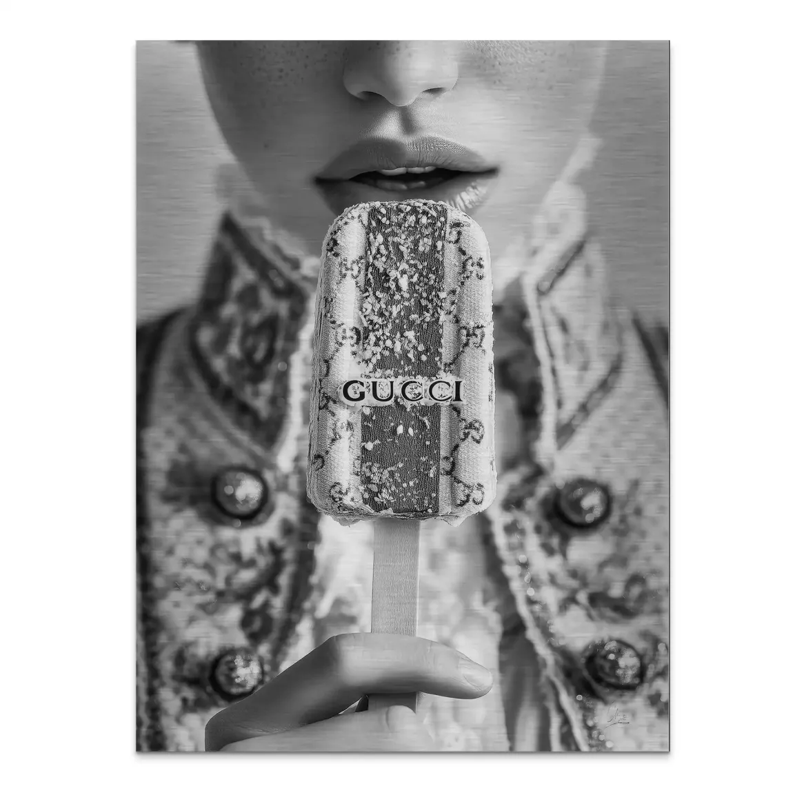 Gucci Ice Couture Noir Alu Gebürstet Bild