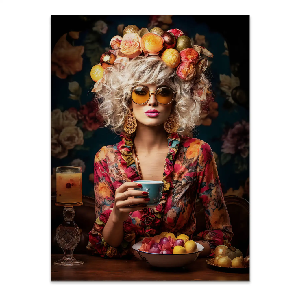 Beauty Bohemian Style Alu Gebürstet Bild INGALERIE