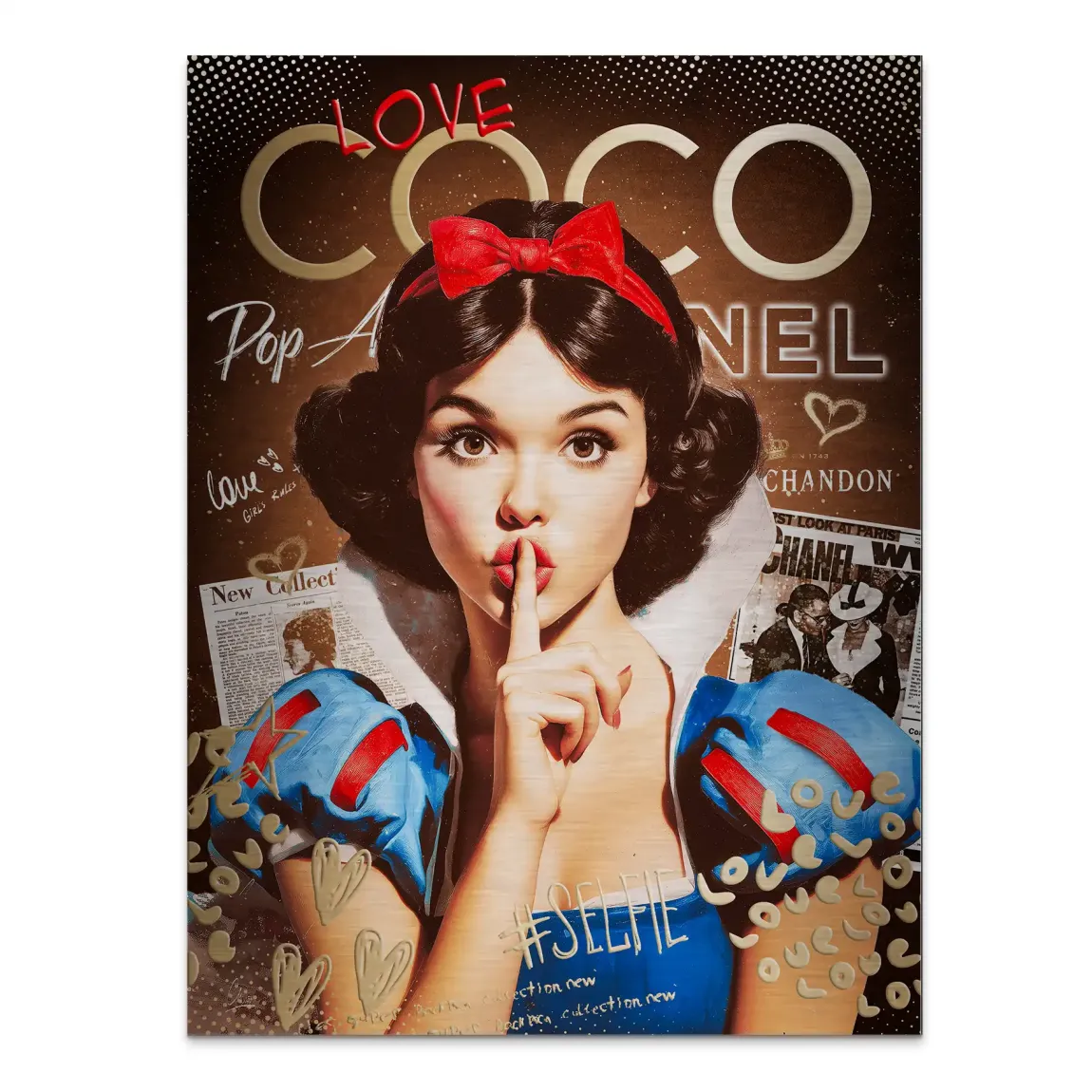 Schneewittchen Coco Glam Alu Gebürstet Bild