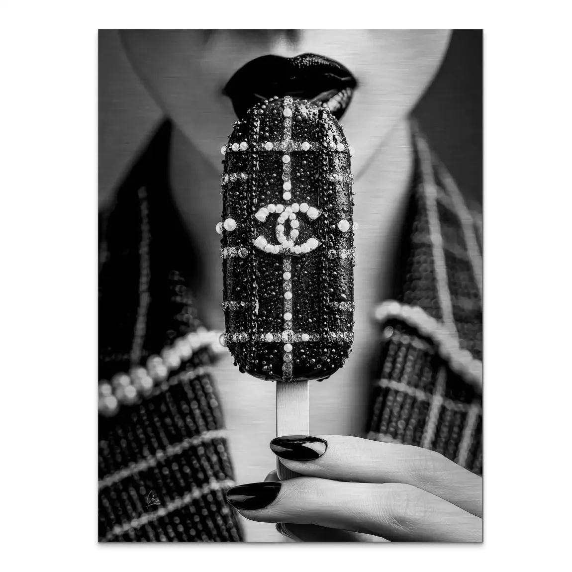 Noir Ice Couture Chanel Alu Gebürstet Bild