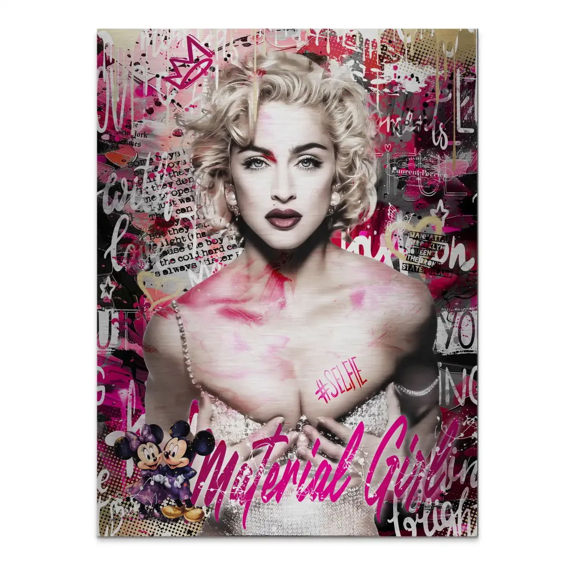 Pop Queen Vibes Alu Gebürstet Bild