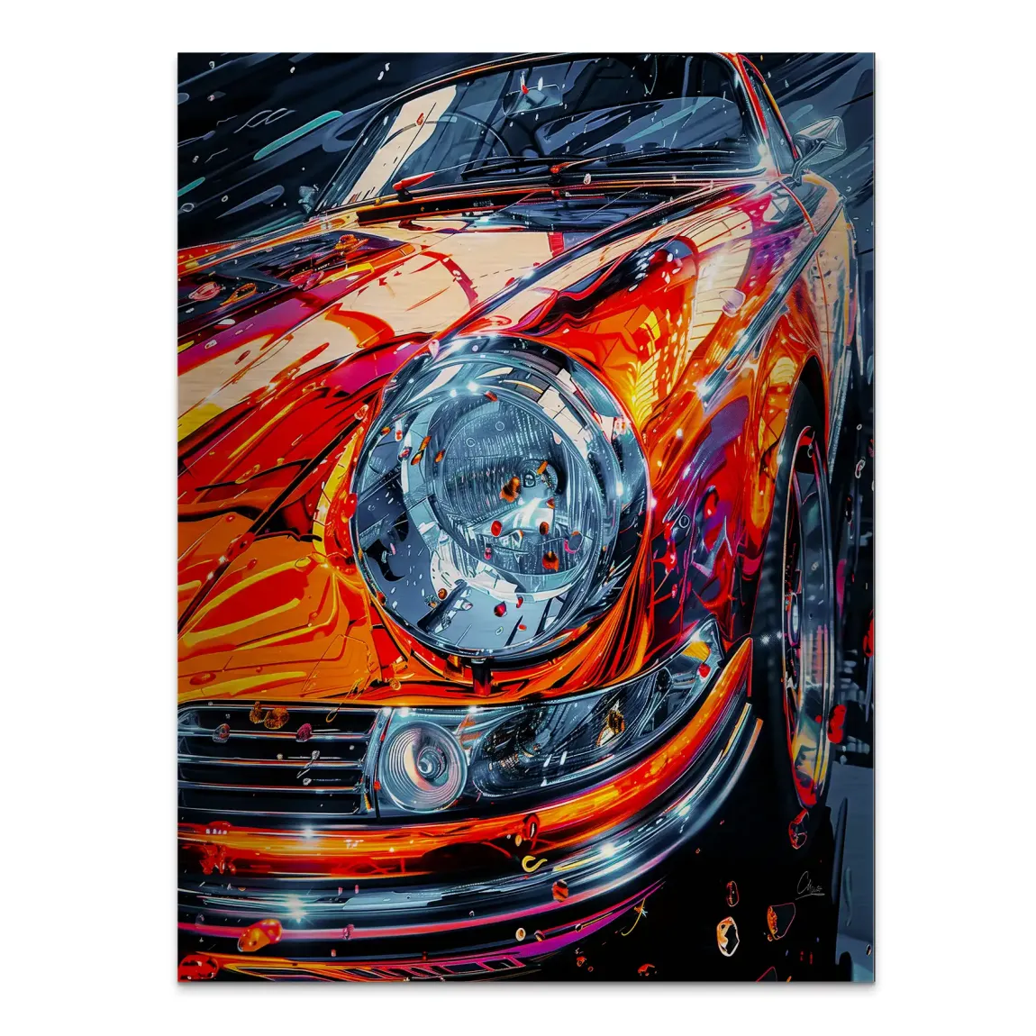 Vivid Motion 911 Porsche Alu Gebürstet Bild