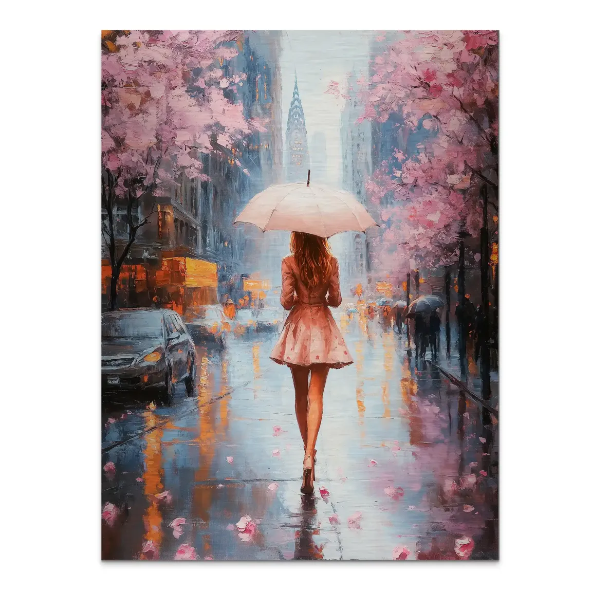 Color of Rain Aludibond Gebürstet Bild INGALERIE