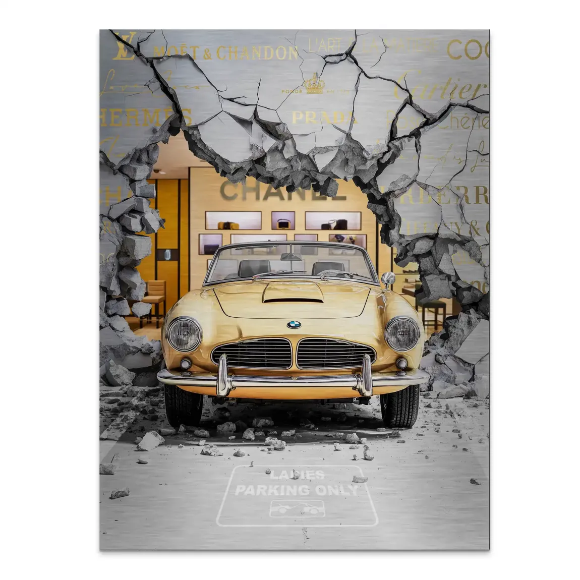 Luxury Shopping Alu Gebürstet Bild