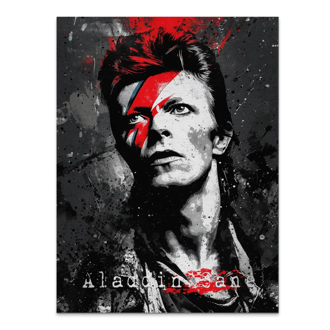 David Bowie Starlight Alu Gebürstet Bild