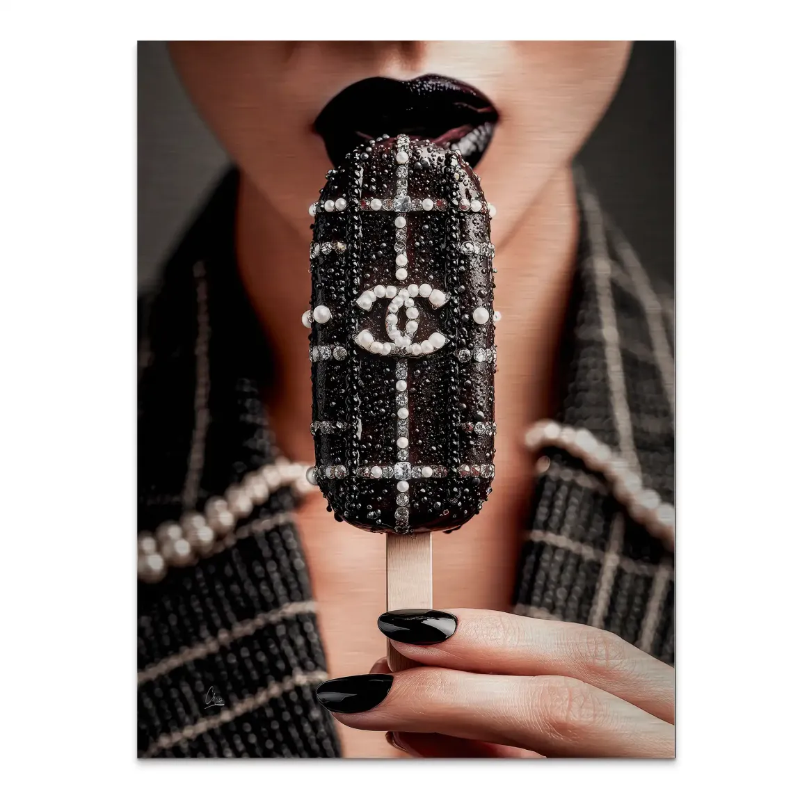 Black Pearl Ice Couture Alu Gebürstet  Bild