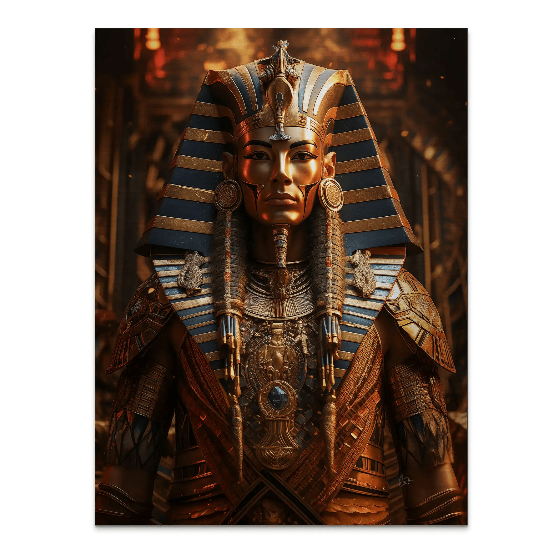 Legacy of the Pharaoh Alu gebürstet Bild INGALERIE