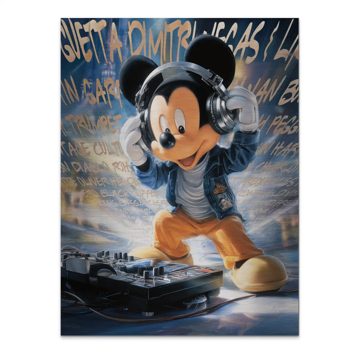Micky Maus Sound of Style Alu Gebürstet Bild