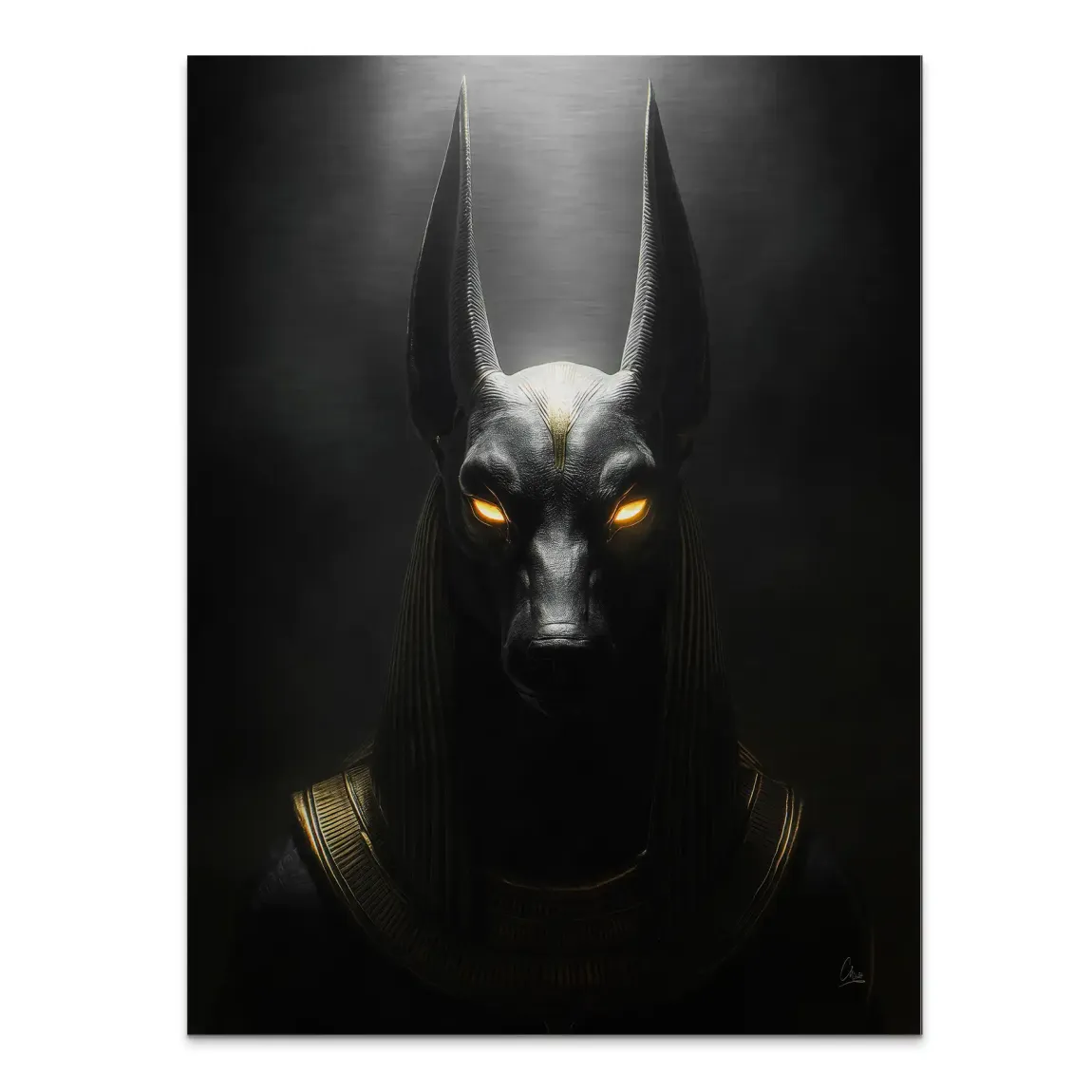 Dark Anubis Alu Gebürstet Bild