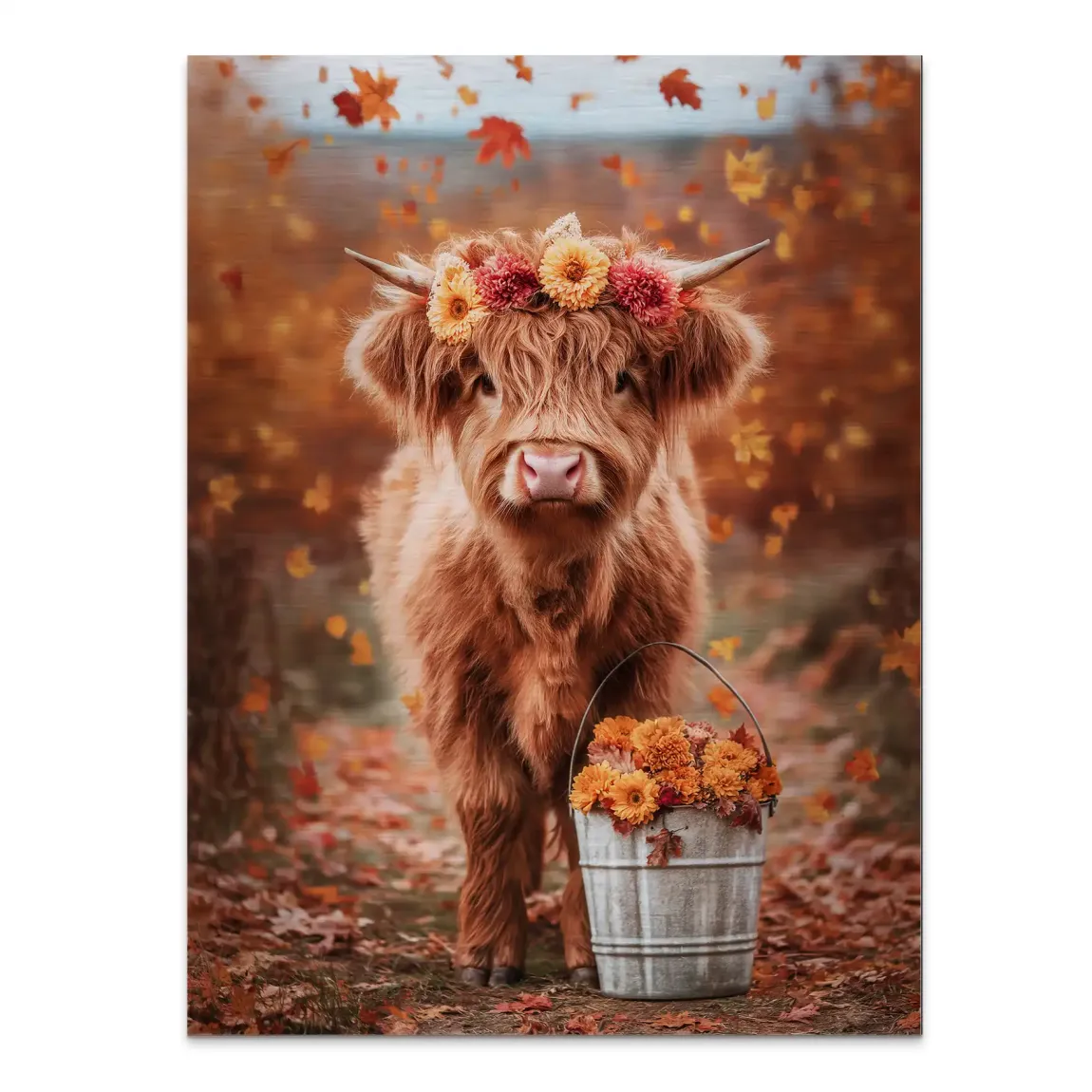 Herbstliebe Highland Alu Gebürstet Bild