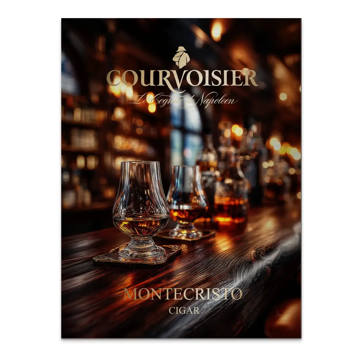 Amber Delight Cognac Alu Gebürstet Bild
