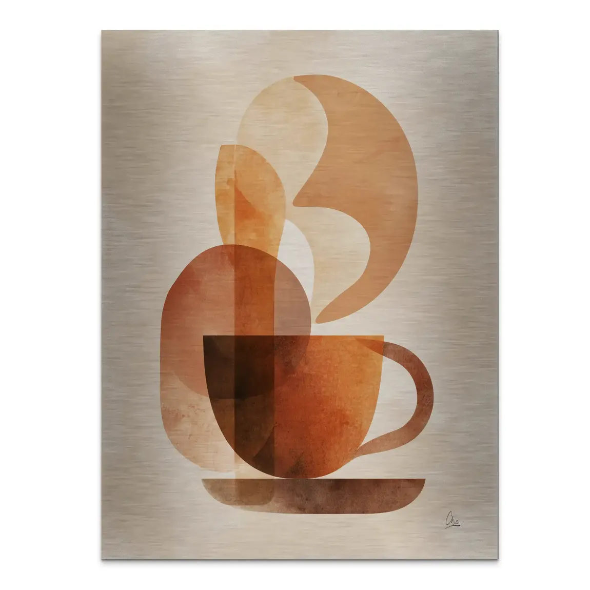 Warm Aroma Alu Gebürstet Bild