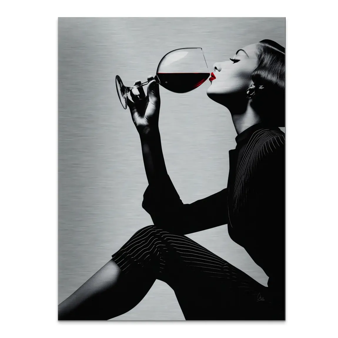 Wine Moments Alu Gebürstet Bild