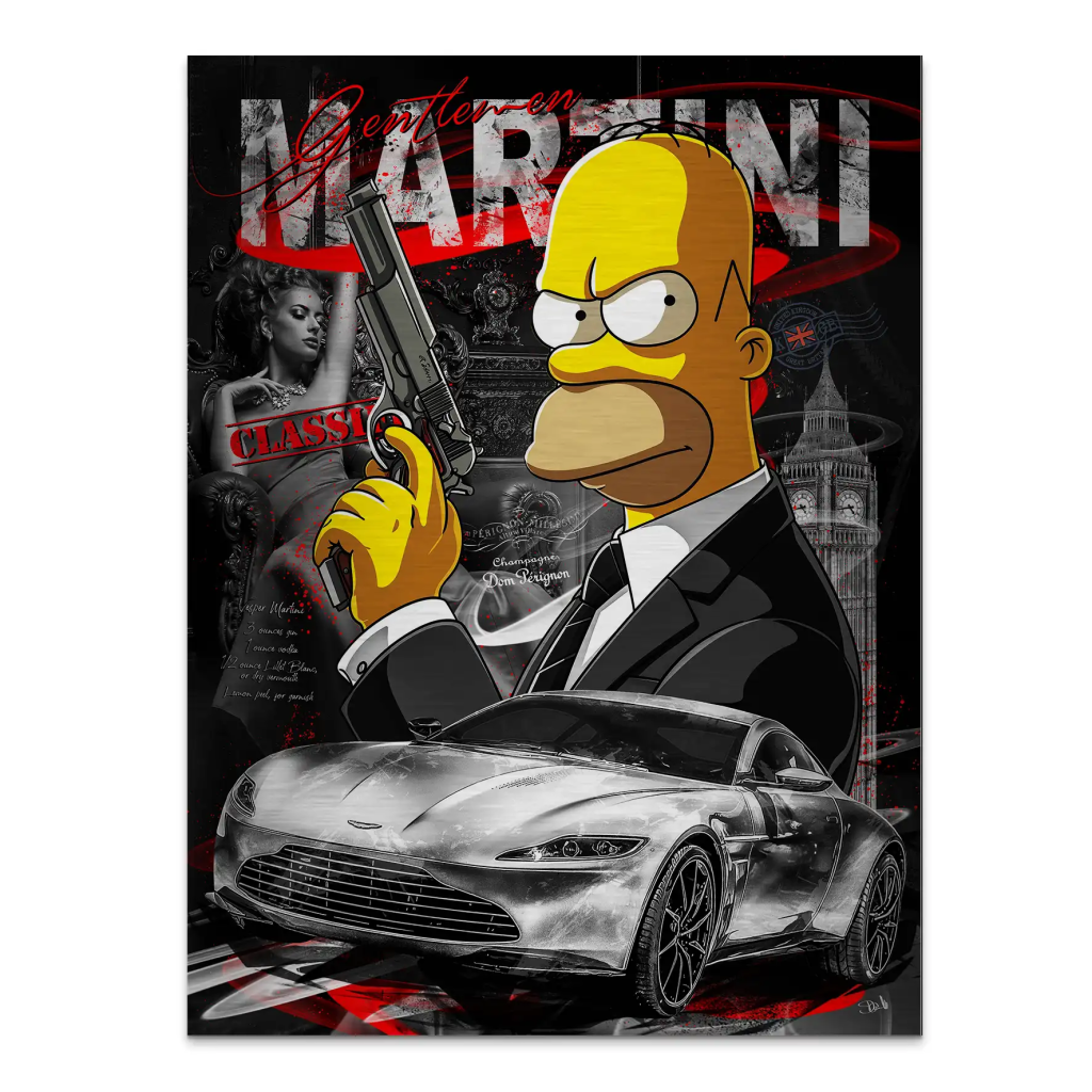 Homer Bond Style Aludibond Gebürstet INGALERIE
