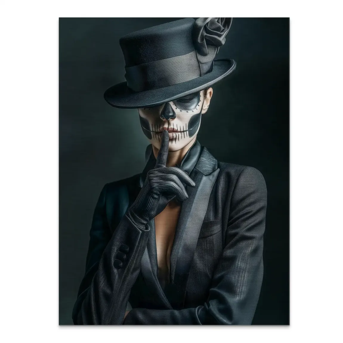 Silent la Catrina Aludibond Gebürstet INGALERIE