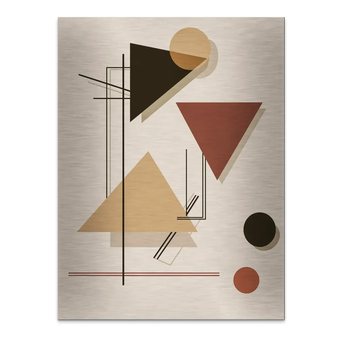 Kandinsky Harmony Style Aludibond Gebürstet INGALERIE