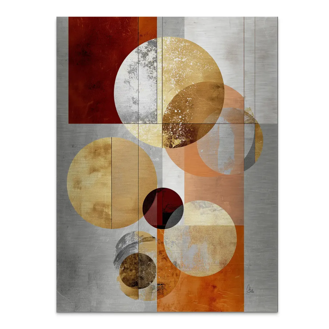 Golden Orbit Alu Gebürstet Bild