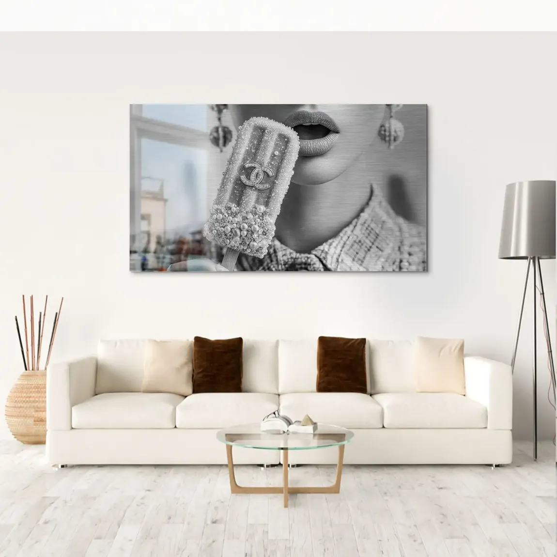 Coco Ice Art Black Edition Alu Gebürstet