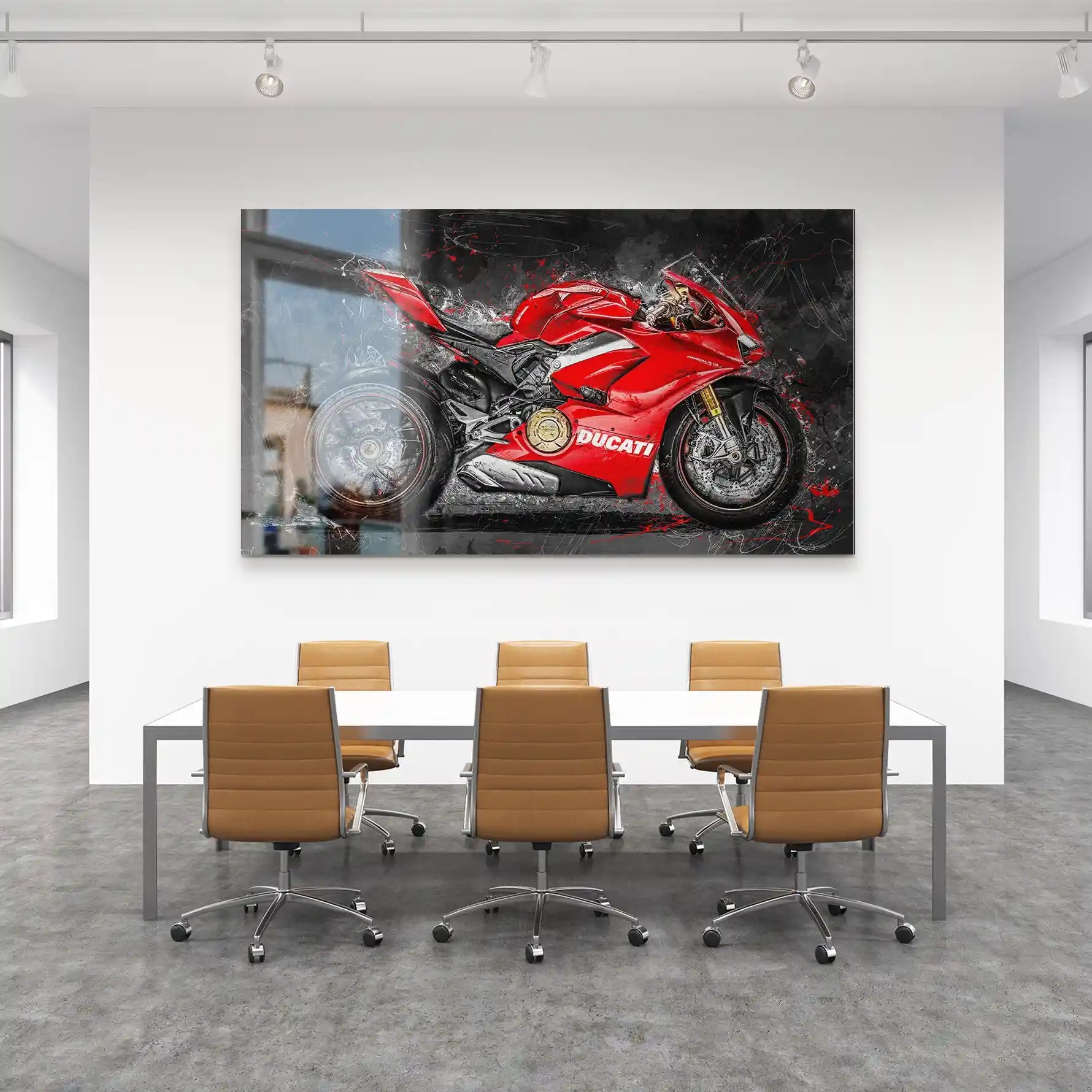 Ducati Panigale Abstrakt Alu Gebürstet INGALERIE