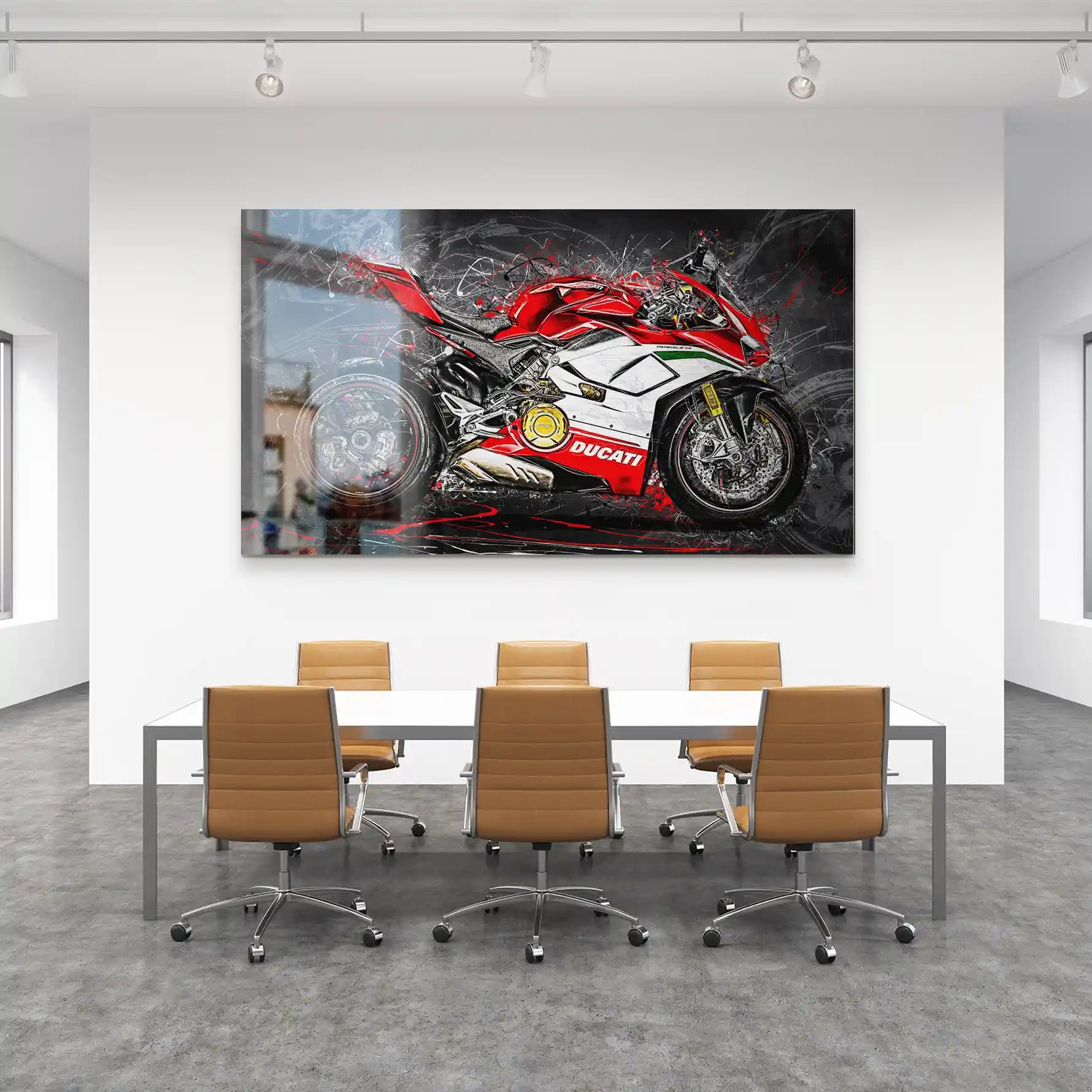 Ducati Panigale V4 Abstrakt Alu Gebürstet INGALERIE