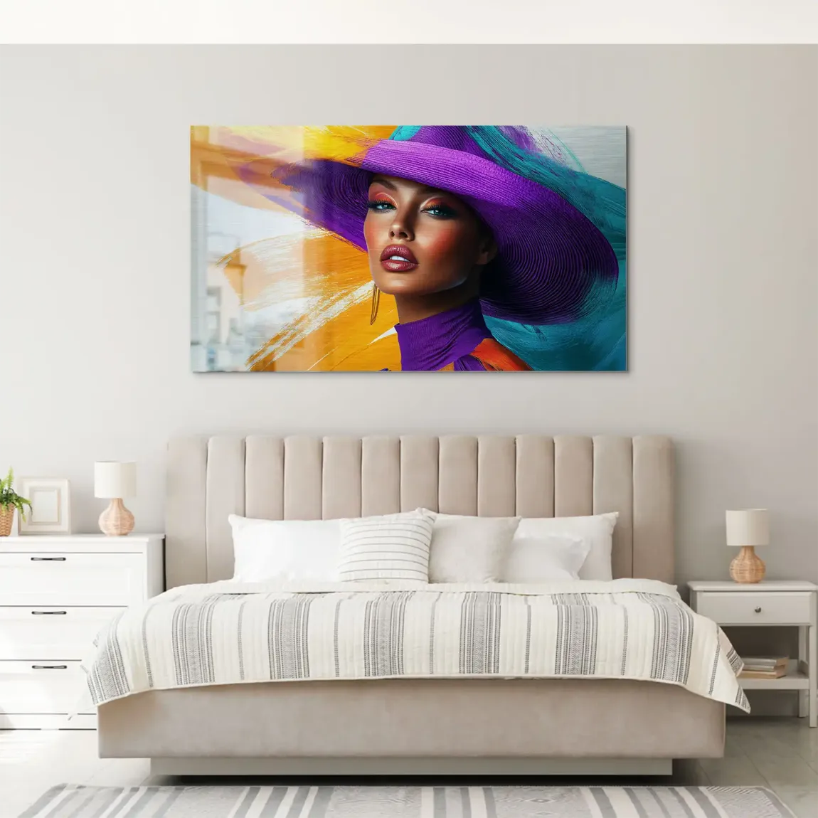 Vivid Fashion Color Art Alu Gebürstet