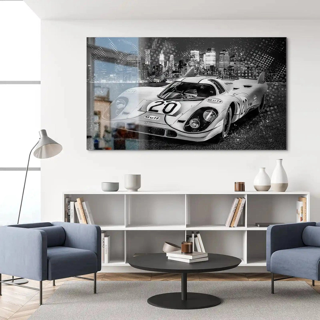 Porsche 917 Black Style Alu Gebürstet INGALERIE