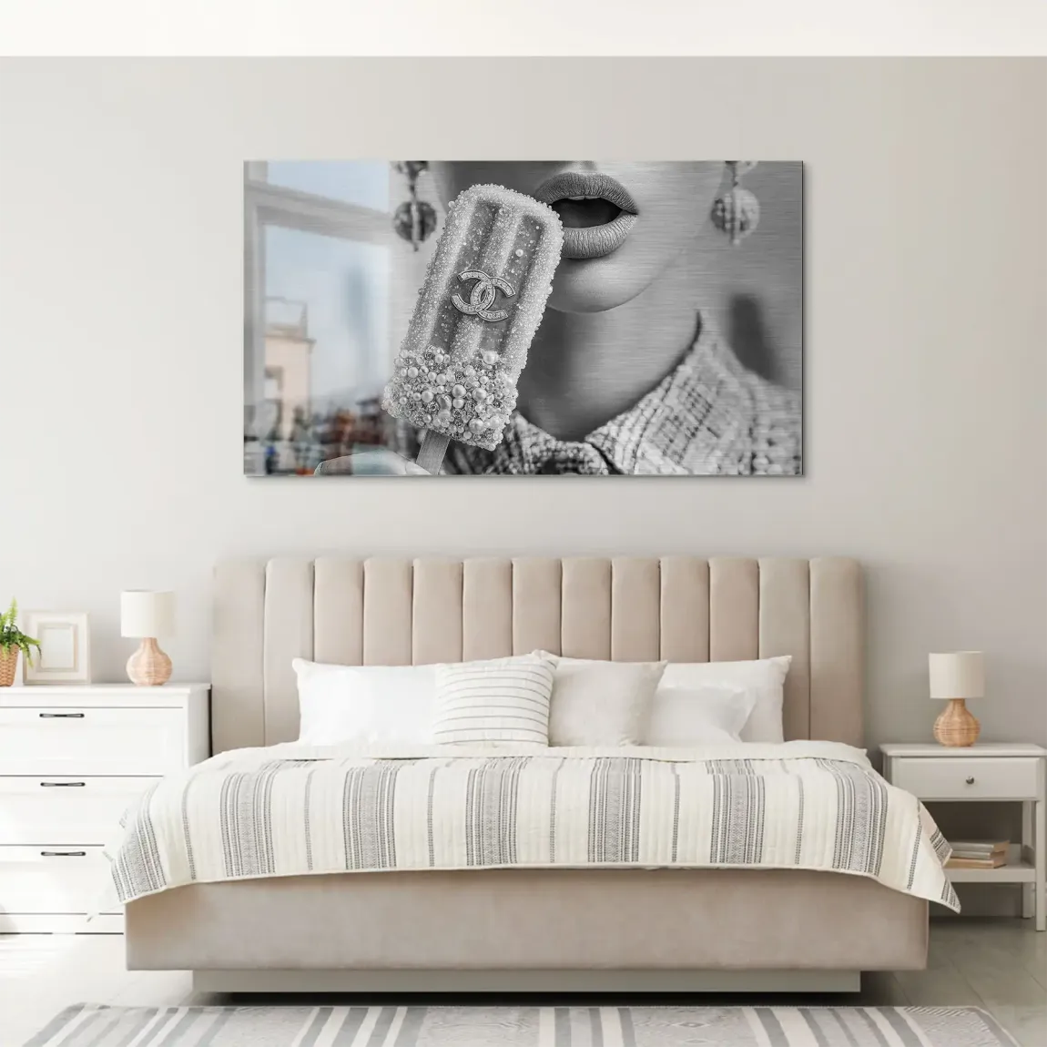 Coco Ice Art Black Edition Alu Gebürstet