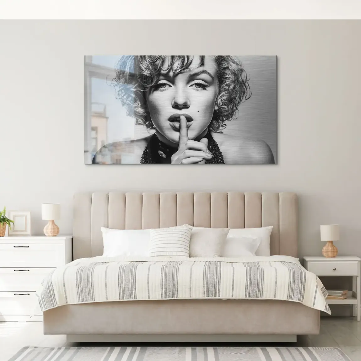 Marilyn Silent Secret Black Alu Gebürstet