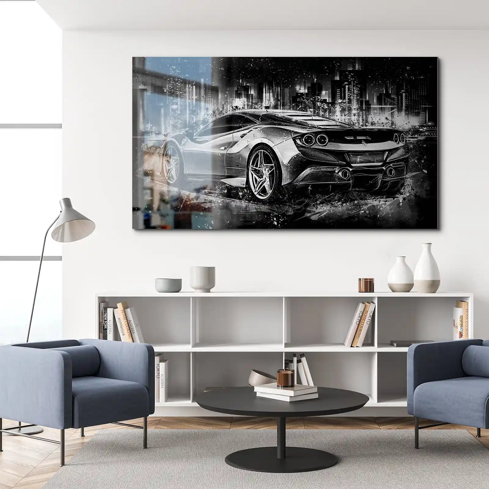 Ferrari F8 Abstrakt City Style Alu Gebürstet INGALERIE