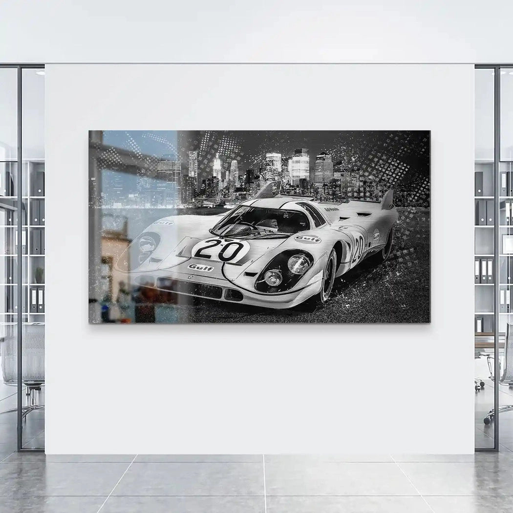 Porsche 917 Black Style Alu Gebürstet INGALERIE