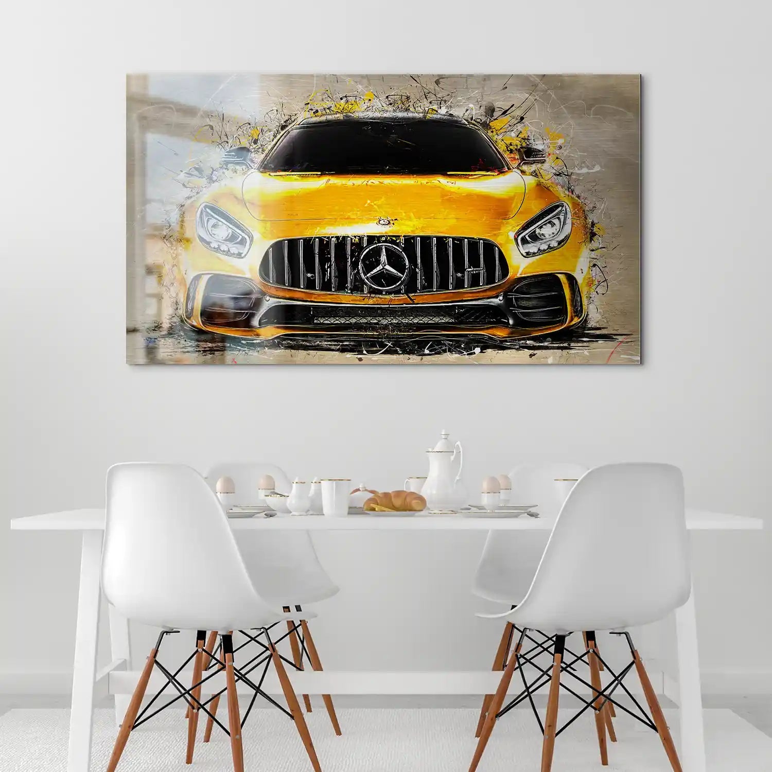 Mercedes AMG GT Retro Style Alu Gebürstet INGALERIE