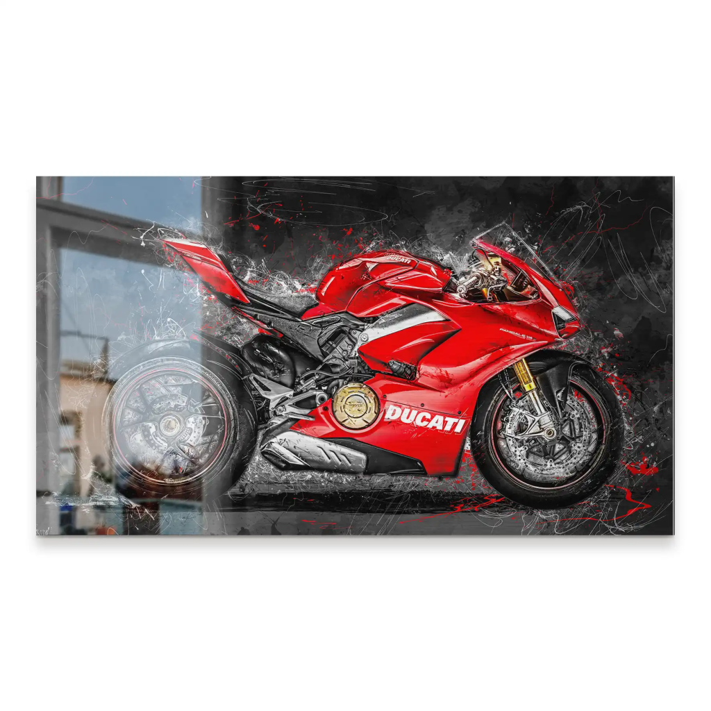 Ducati Panigale Abstrakt Alu Gebürstet INGALERIE